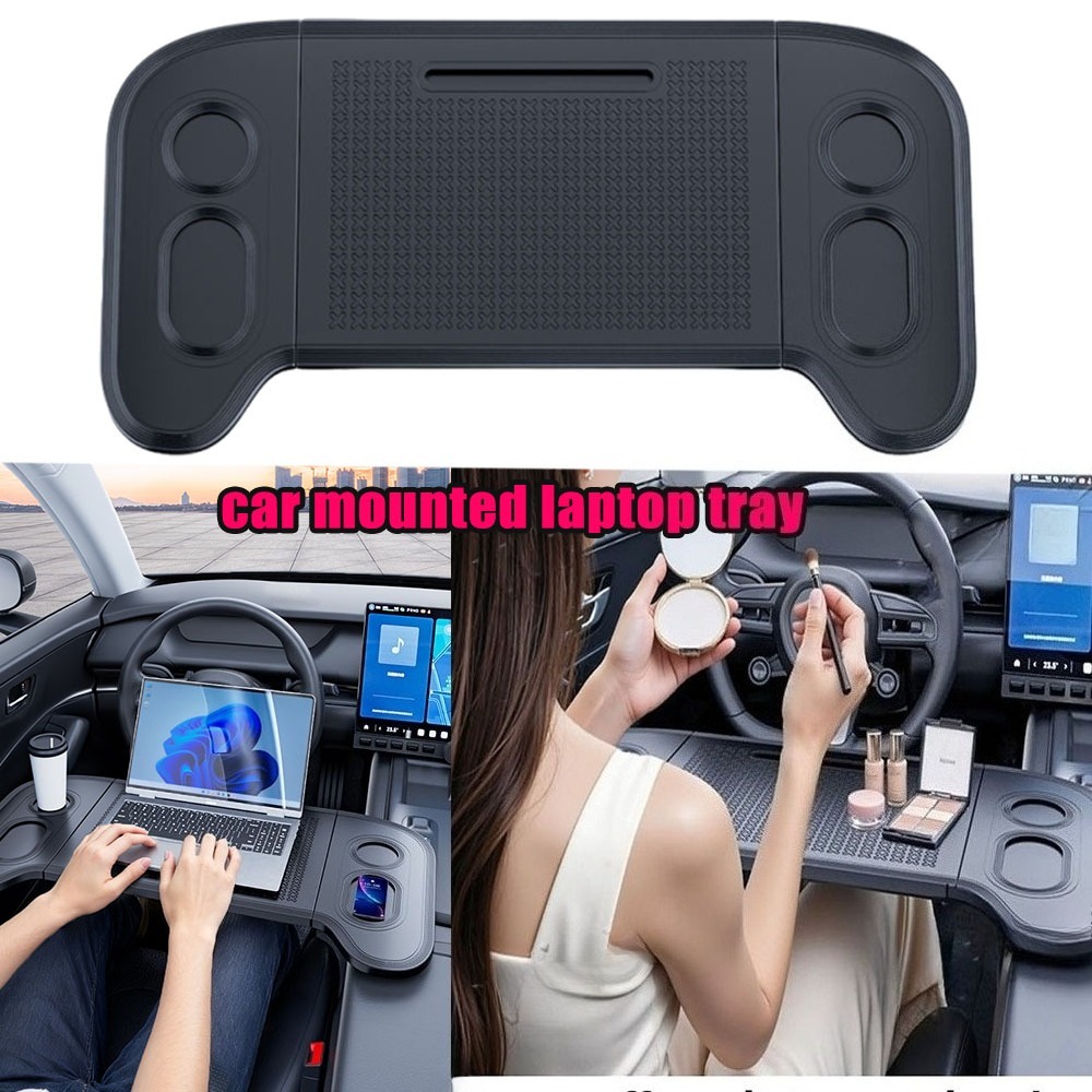 Foldable Car Laptop Desk Steer - Travel Accessories For Car ulasan dan harga