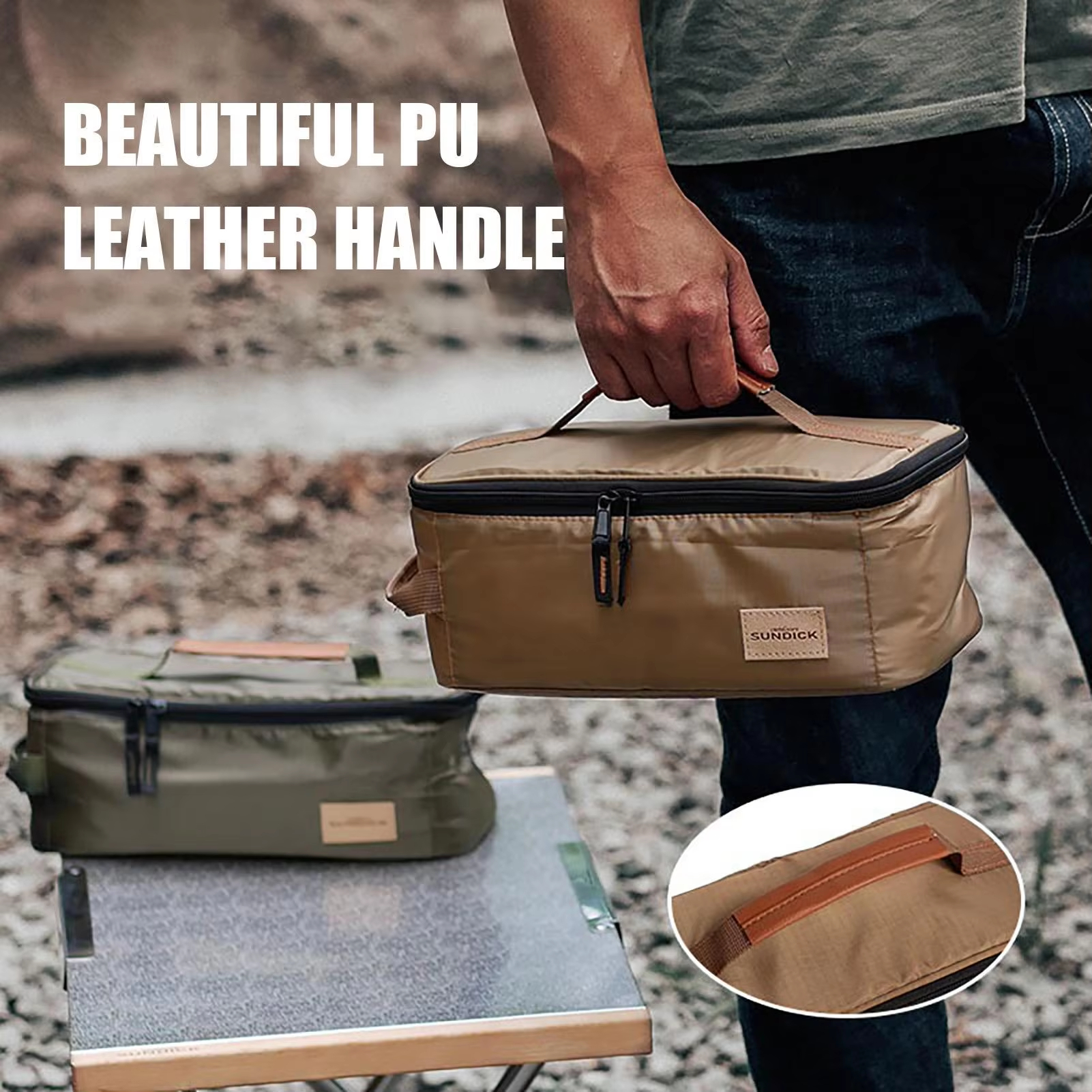 Insulated Camping Cutlery Stor - Travel Kitchen Accessories ulasan dan harga