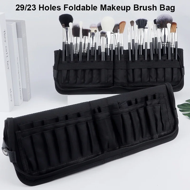 29/23 Holes Foldable Makeup Br - Travel Z ulasan dan harga