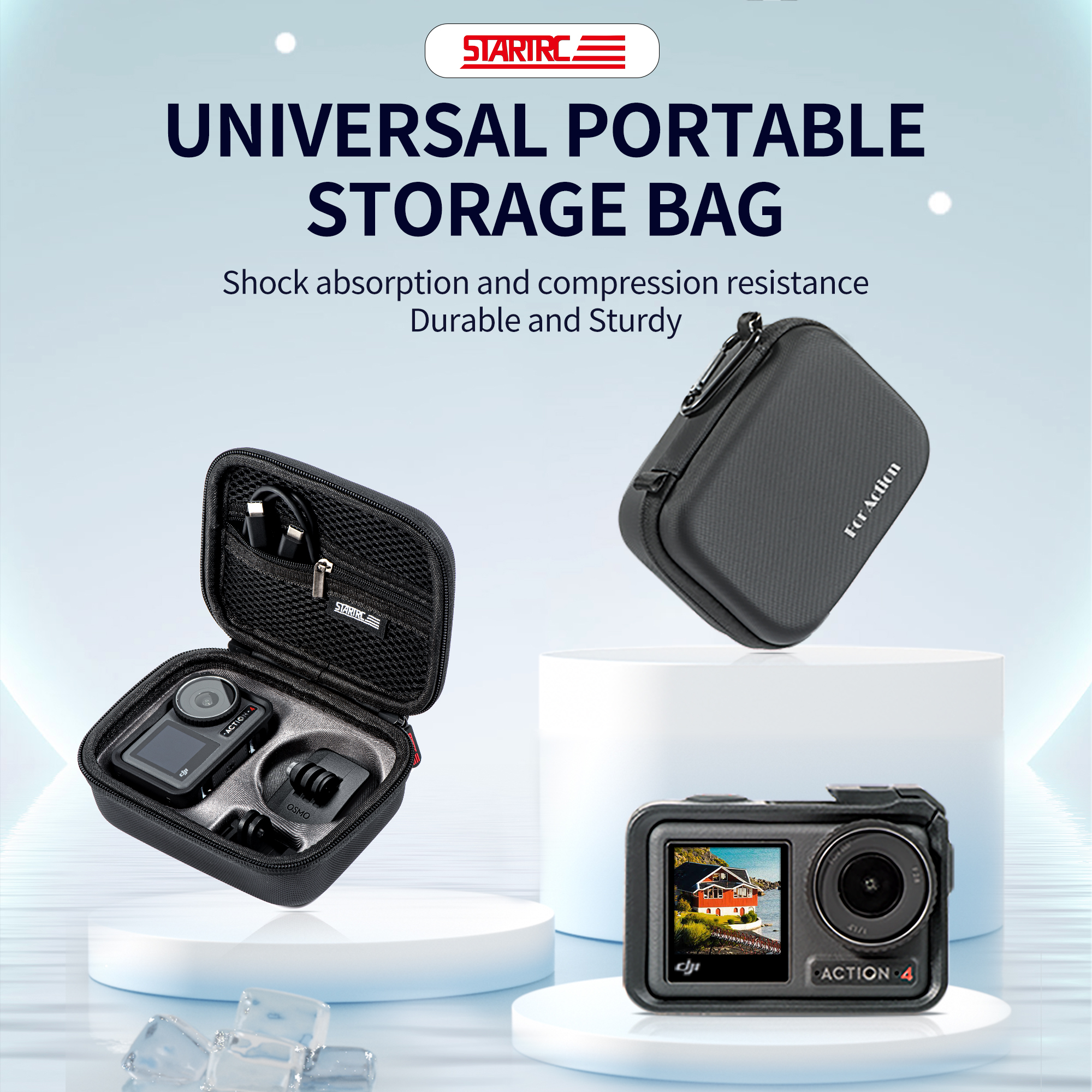 For DJI Osmo Action 5 Pro Acti - Travel Accessories Kit Bag ulasan dan harga