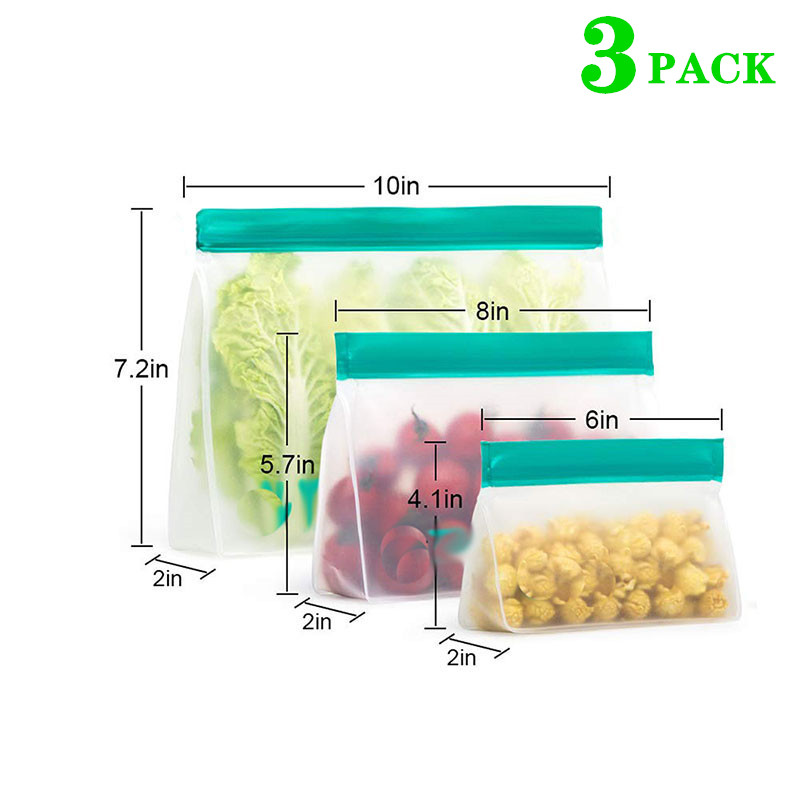 Reusable Food Storage Bag Upgr - Reusable Zip Bag ulasan dan harga
