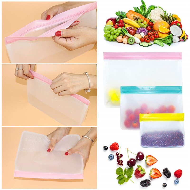 Reusable Food Storage Bag Upgr - Reusable Zip Bag ulasan dan harga