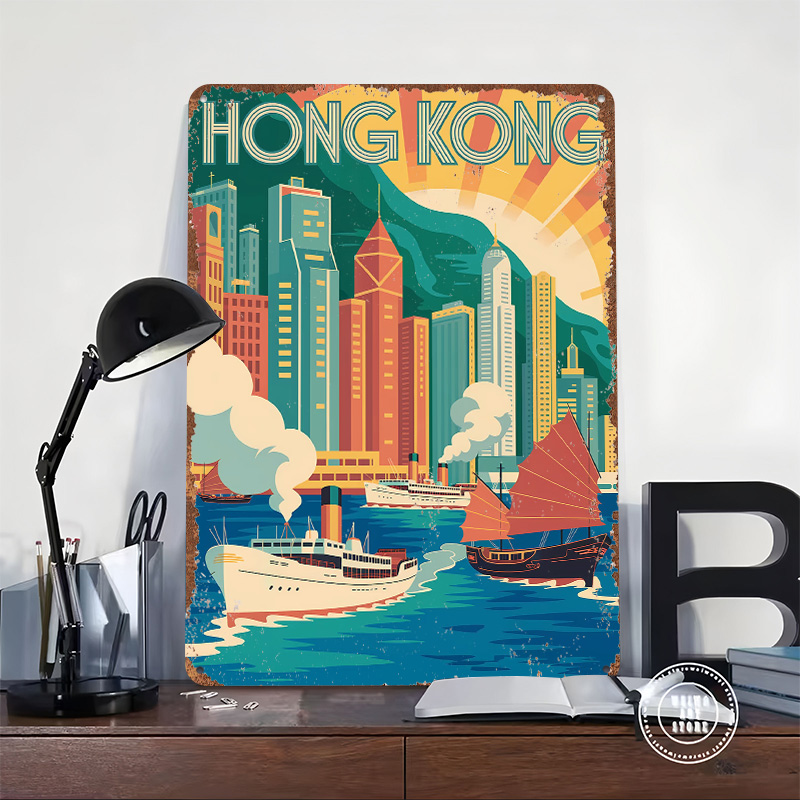 Hong Kong Travel Art Deco Meta - Travel Accessories Hong Kong ulasan dan harga