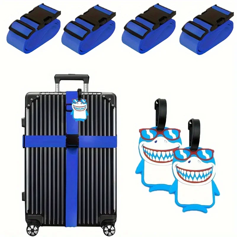 6 Pack Luggage Straps Luggage  - Travel Accessories Gear ulasan dan harga
