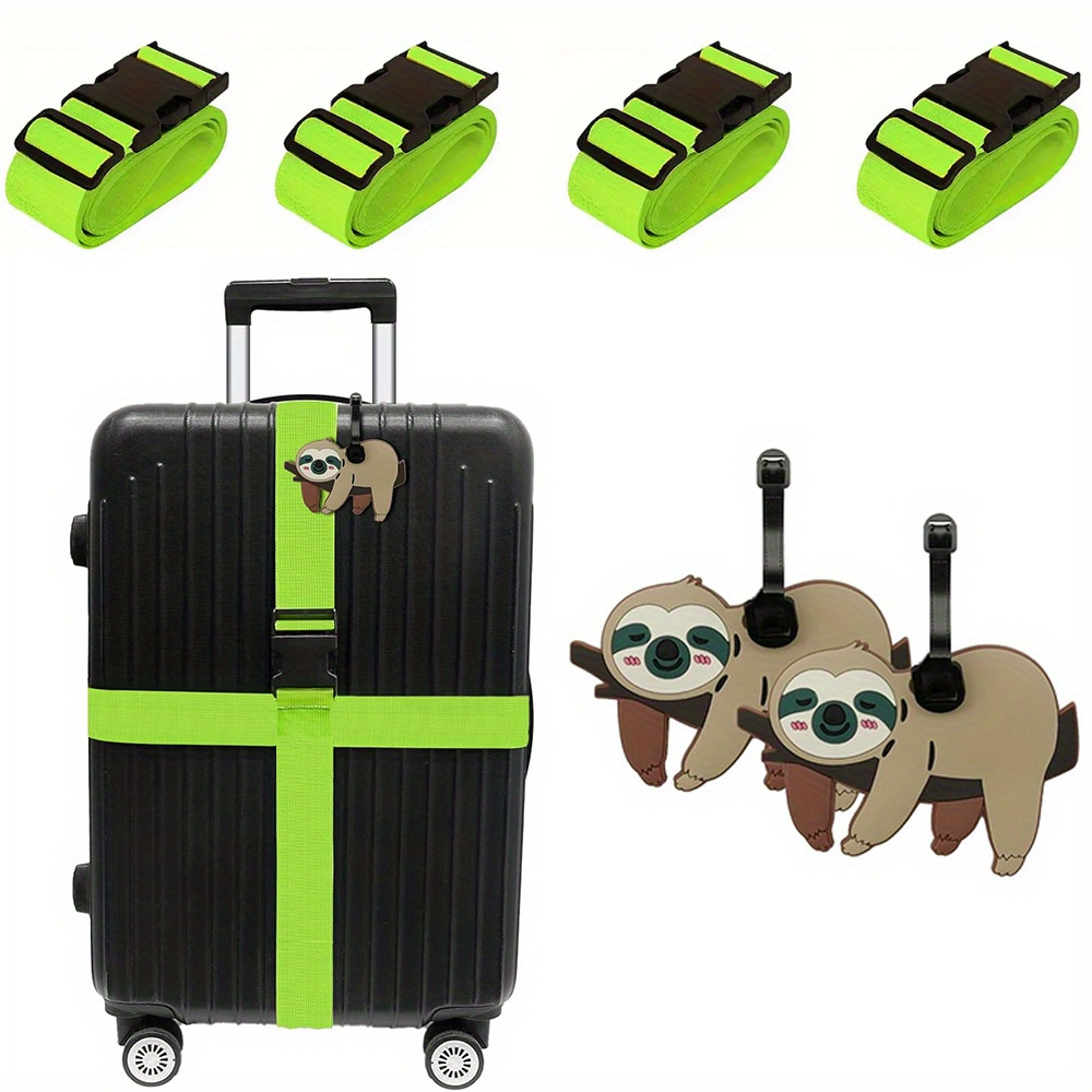 6 Pack Luggage Straps Luggage  - Travel Accessories Gear ulasan dan harga