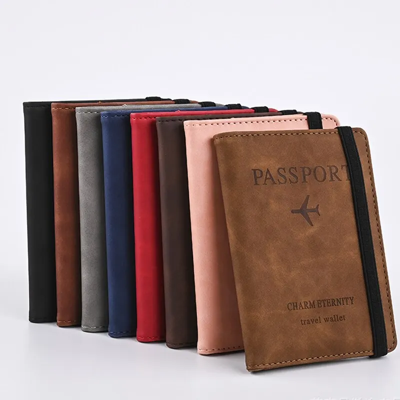 Men PU Leather Wallet Travel P - Travel Accessories Wallet ulasan dan harga
