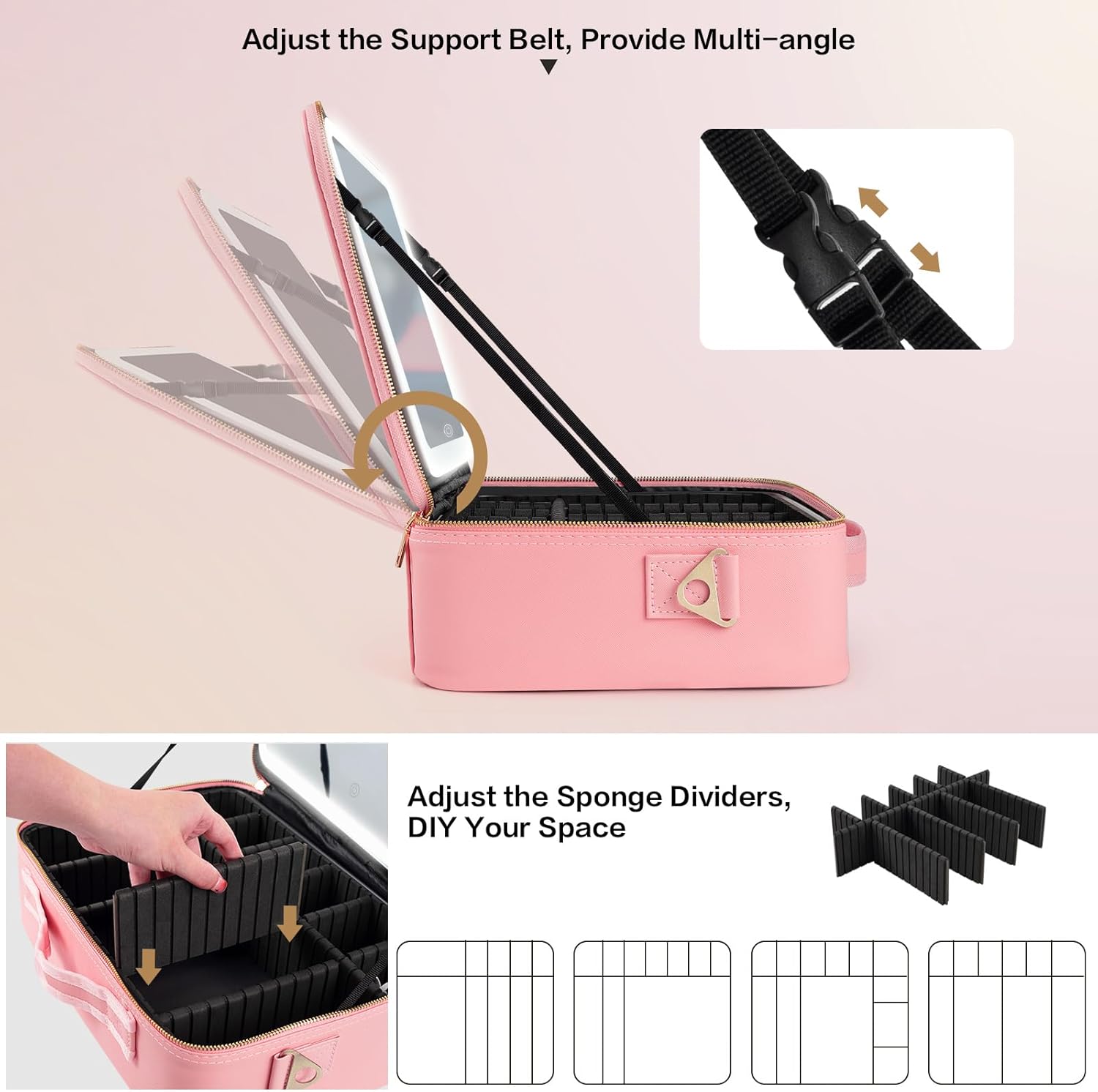 Large Capacity Makeup Bag 15'' - Travel Z ulasan dan harga